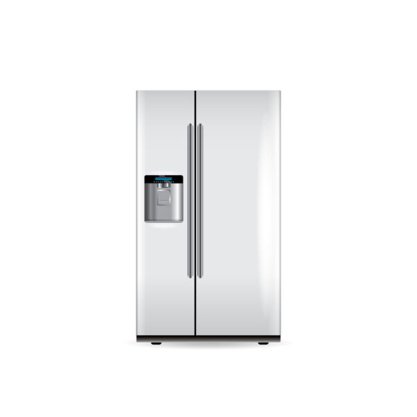 double door mini fridge with freezer for office or dorm with adjustable remove glass shelves